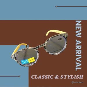 💼Round Tortoiseshell Clear and Black  Glasses, Readers with Blue Light B…